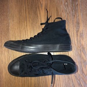 Black Converse High-Top Sneakers